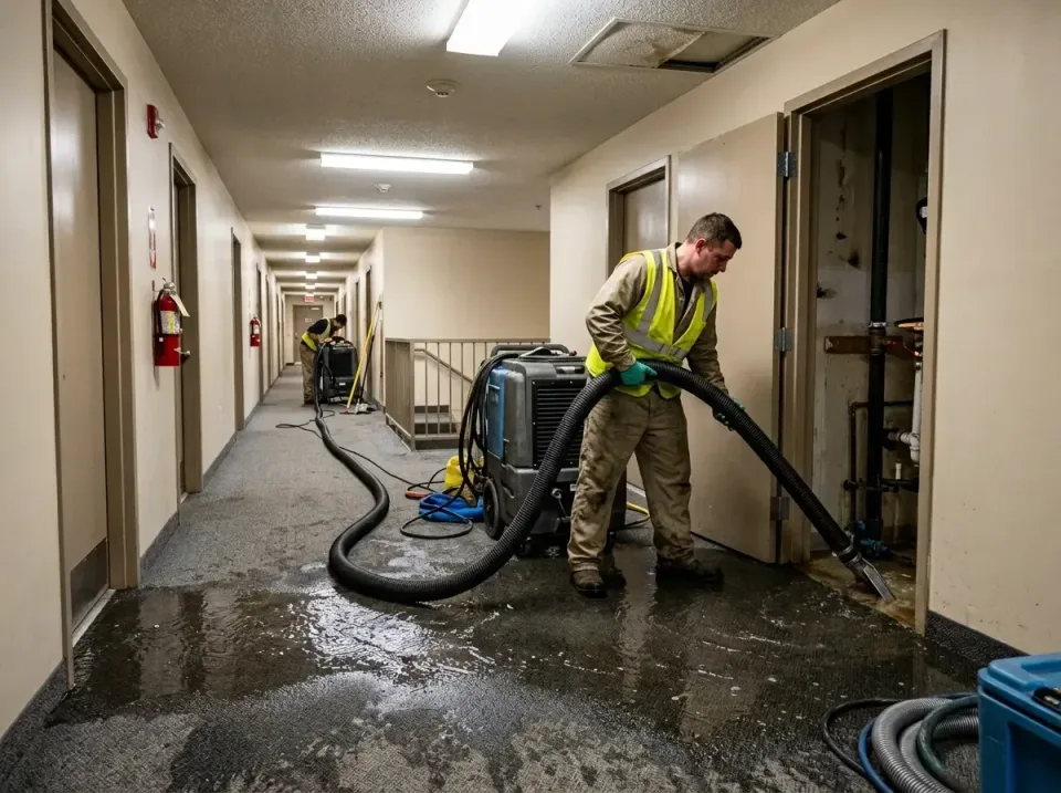 multi-unit-apartment-hallway-f-005 — frequently asked questions, Emergency Burst Pipe Water Extraction & Removal in Birmingh…
